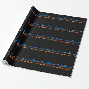FreeForm Entwurfs-Logo Geschenkpapier