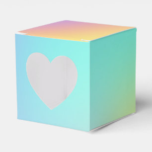 Freeform Pastel Gradient Geschenkschachtel