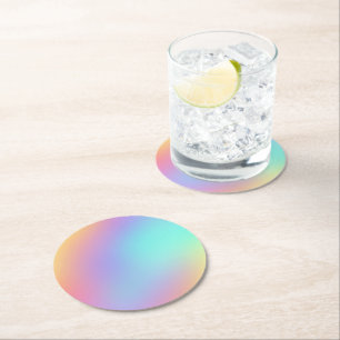 Freeform Pastel Gradient Paper Untersetzer