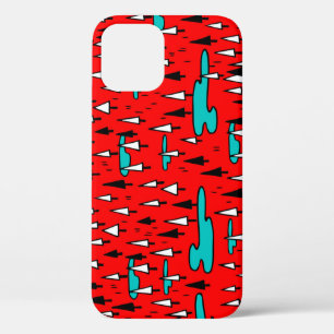 Freehand Bäume: skandinavisches Weihnachtsmuster. Case-Mate iPhone Hülle