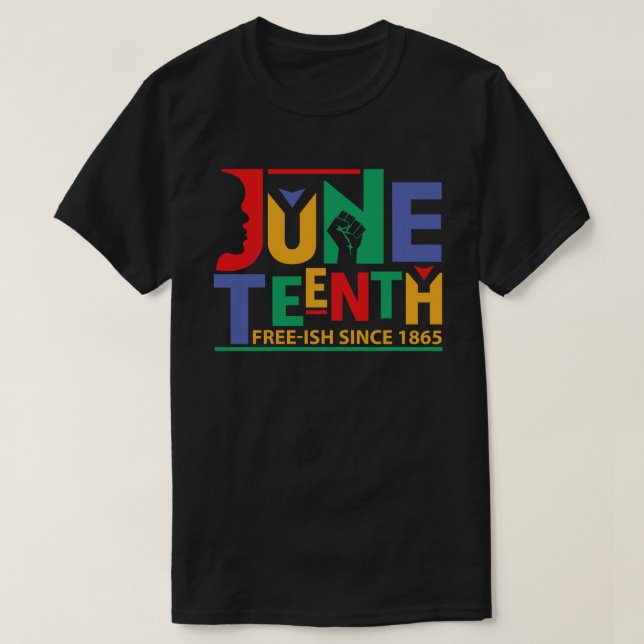 Freeish seit 1865 Juni 1991 T-Shirt (Design vorne)