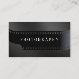 Freelance Fotograf Filmrolle Kamera Schwarz Visitenkarte