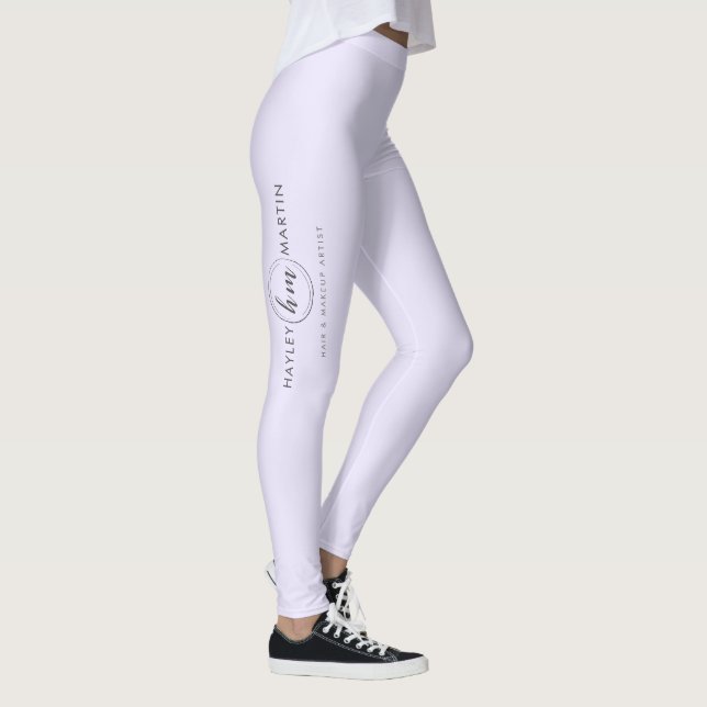 Freelance Makeup / Beauty Salon Benutzerdefinierte Leggings (Rechts)