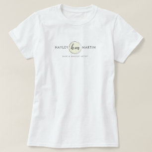 Freelance Makeup / Beauty Salon Benutzerdefinierte T-Shirt