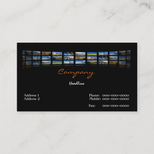 Freelancer Business Card Visitenkarte (Vorderseite)