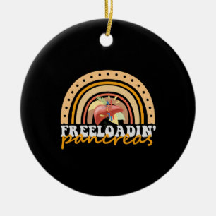 Freeloading Pankreas Funny Typ 1 Diabetes Geschenk Keramik Ornament