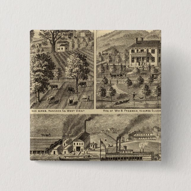 Freeman Brothers Works, Ohio Button (Vorderseite)
