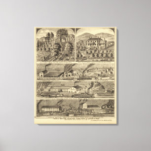 Freeman Brothers Works, Ohio Leinwanddruck