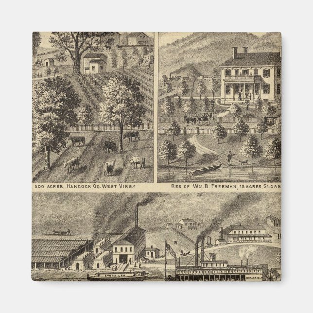 Freeman Brothers Works, Ohio Magnet (Vorne)