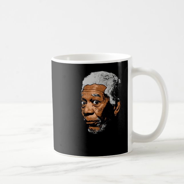 Freeman Funny Pop Art Sticker Kaffeetasse (Rechts)