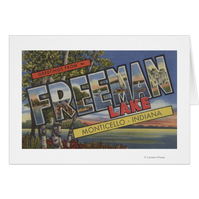 Freeman Lake - Große Briefmarkenszenen (Vorderseite (Horizontal))