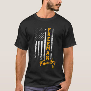 Freeman Surname American Freeman Nachname Freeman T-Shirt