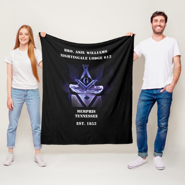 Freemason Fleecedecke (Beispiel)