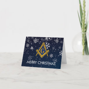 Freemason Masonic Mason Freemason Weihnachten Dankeskarte