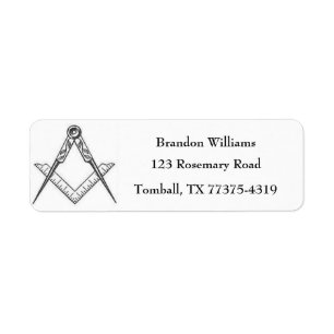 Freemason Masonic Square und Compass