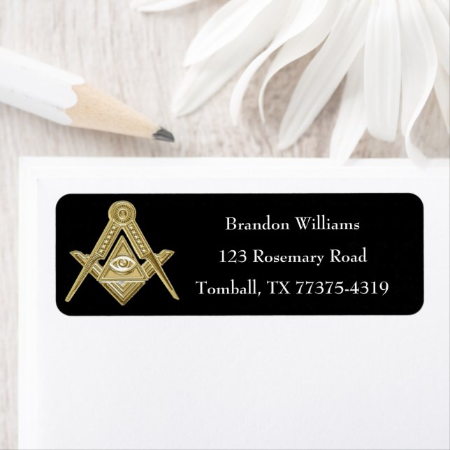 Freemason Masonic Square und Compass (Insitu)