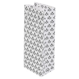 Freemason Masonic Square und Compass Freimaurerei Geschenktüte Für Weinflaschen
