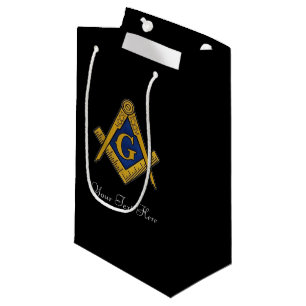 Freemason Masonic Square und Compass Freimaurerei Kleine Geschenktüte