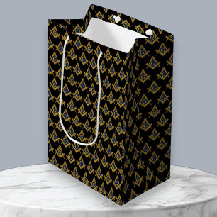 Freemason Masonic Square und Compass Freimaurerei Mittlere Geschenktüte