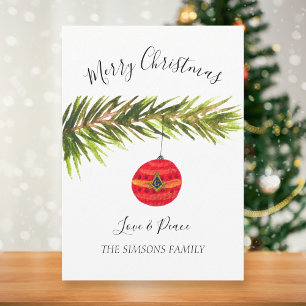 Freemason Masonic Watercolor Frohe Weihnachten