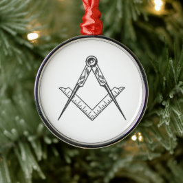 Freemason Masonic Weihnachtskranz Rustikal Ornament Aus Metall
