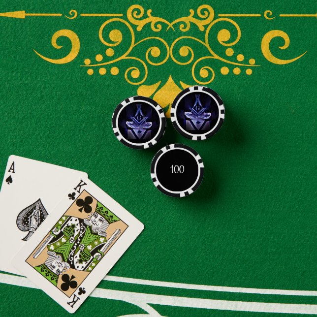 Freemason Pokerchips (Pokertisch (Stapel))