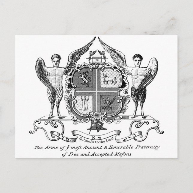 Freemason Postkarte (Vorderseite)
