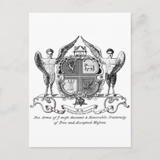 Freemason Postkarte
