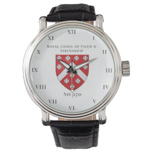 Freemason Royal Lodge des Glaubens und Freundschaf Armbanduhr