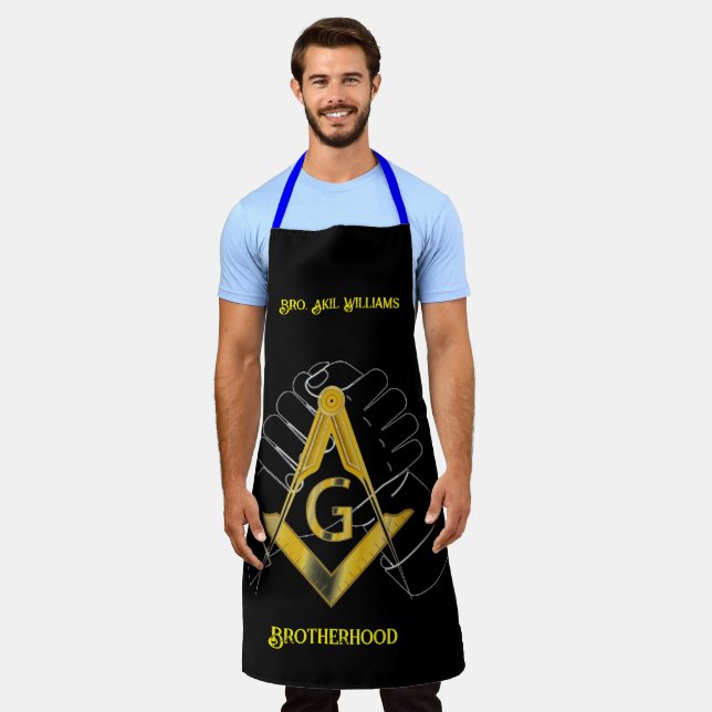 Freemason Schürze (Getragen)
