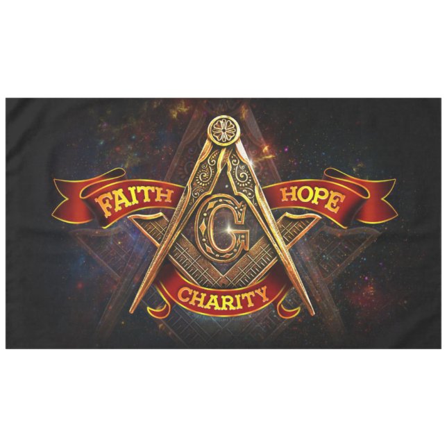 Freemason Tischdecke (Vorderseite (Horizontal))