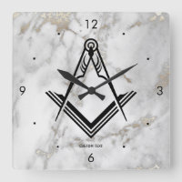 Freemason Wall Clock Einzigartige Masonic Ohrs