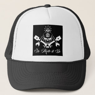 Freemason-Widows-Sons-Masonic-Hotrod-Logo-20160407 Truckerkappe