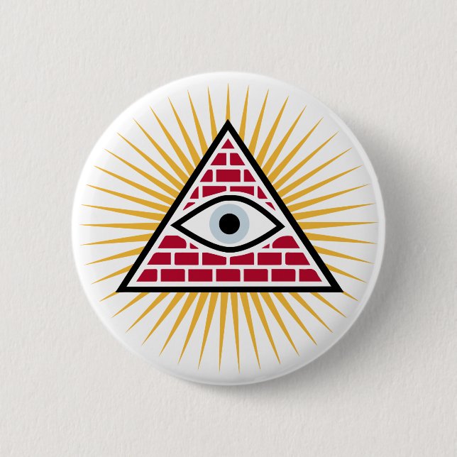 Freemasonauge Button (Vorderseite)