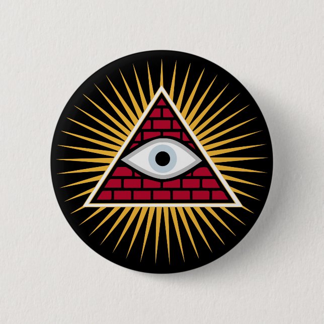 Freemasonauge Button (Vorderseite)
