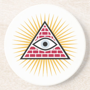 Freemasonauge Getränkeuntersetzer