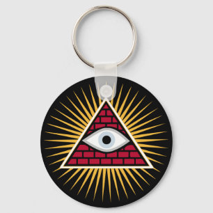 Freemasonauge Schlüsselanhänger