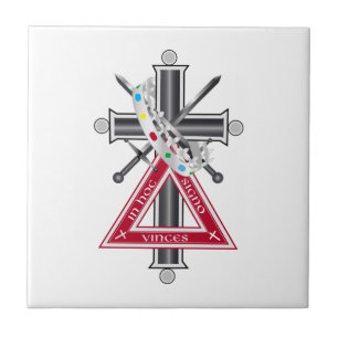 Freemasonenkreuz Fliese