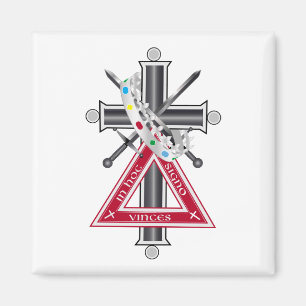 Freemasonenkreuz Magnet