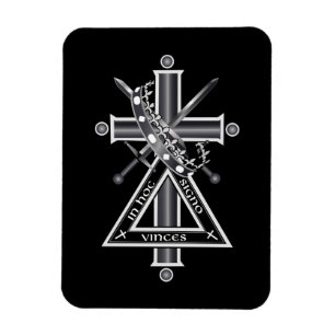 Freemasonenkreuz Magnet