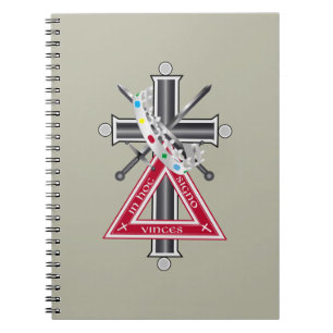 Freemasonenkreuz Notizblock