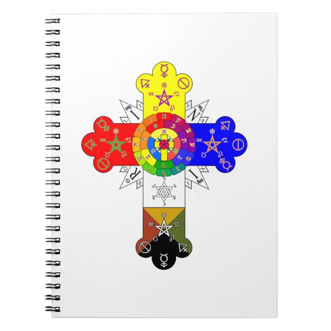 Freemasonic Rosy Cross Notizblock (Vorderseite)
