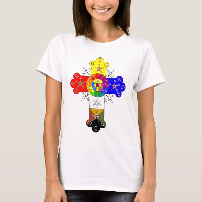 Freemasonic Rosy Cross T-Shirt (Vorderseite)