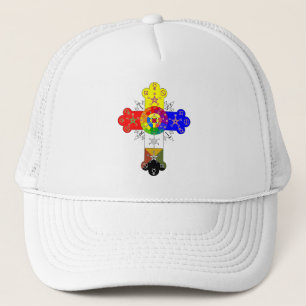 Freemasonic Rosy Cross Truckerkappe