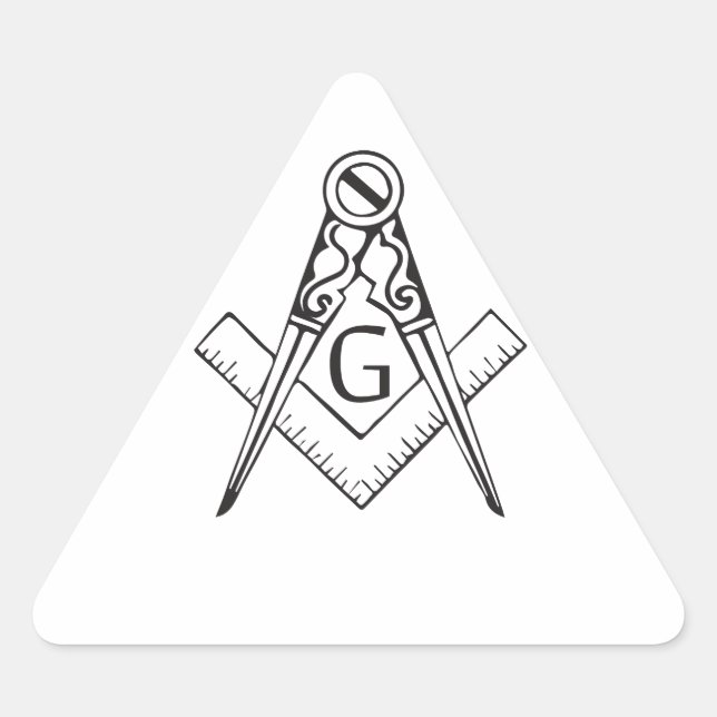 freemasonry.ai dreieckiger aufkleber (Vorderseite)