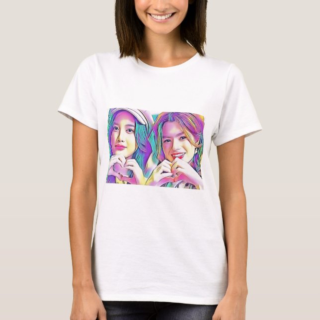Freenbecky Grafikart bedrucktes Hemd T-Shirt (Vorderseite)