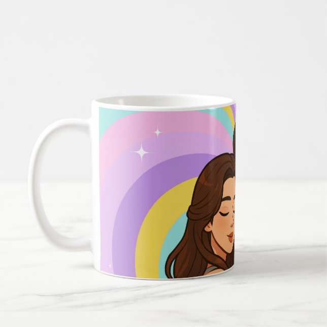 Freenbecky Thai GL Ship Couple Freen & Becky  Kaffeetasse (Links)