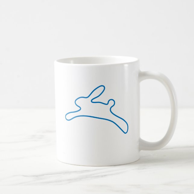 Freenet-Häschen-Logo Kaffeetasse (Rechts)