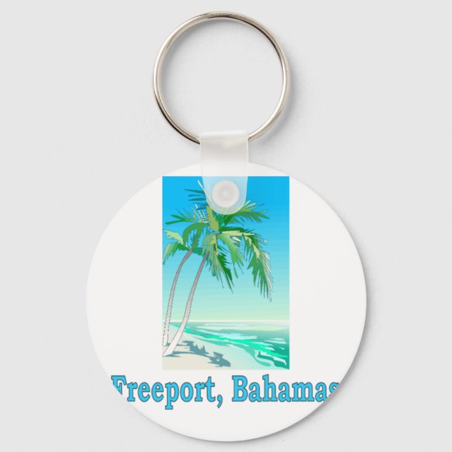 Freeport, Bahamas Schlüsselanhänger (Vorderseite)
