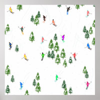 Freeride Alpine Skiern Skifahren Party